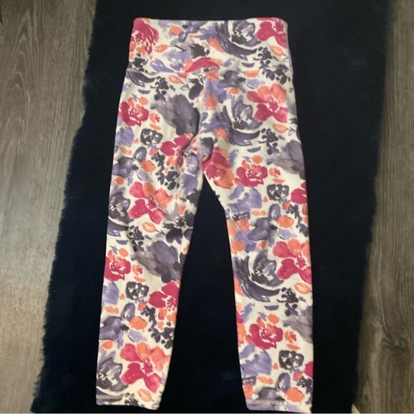 Balance Collection Floral High Waist Moisture Wicking Capri Leggings No Size - Picture 4 of 9
